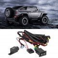 12v Universal Car Led Fog Light On Off Switch Wiring Harness Fuse Relay Kit
