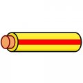 K4 Auto Marine Primary Electrical Wire Yellow W Red Stripe 14 Gauge 100 Feet 