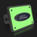 Ipick Image Made For Ford 3d Logo Night Glow Luminescent Billet Aluminum 2 Inch Tow Hitch Cover