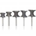 5 Piece Half Round Bullnose Router Bits Set 1 4 In Shank Woodworking Milling Cutter Tool 8 36 1 16 Radiupiece Half Round 