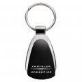 Au-tomotive Gold Tear Drop Key Chain For Chrysler Crossfire Black