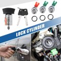 Door Lock Cylinder Tumbler Ignition Switch Assembly Starter With Keys Set For Ford F150 1997-2003