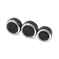 Uxcell 3pcs Black Air Condition Heater Panel Control Switch Knob For Nissan Livina Tiida 