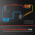 A-premium A C Suction And Discharge Line Hose Assembly Compatible With Chevrolet Gmc Models Silverado Sierra 2500 Hd 3500 6 6l