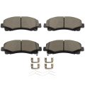 Front Brake Pads D1584-8208 For 2015-2020 Acura Tlx 2012-2014 Honda Ridgeline 4pcs 