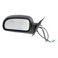 Door Mirror For Gmc Envoy 2006 2007 2008 2009 Driver Side Power Glass Non Heated Manual Folding Textured Black Type 2 Replaces 