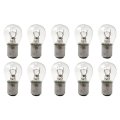 Usonline911 10 Pack Incandescent 1157 Parking Lamp Turn Signal Bulbs Clear White 