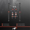 A-premium Set Of 8 Front Sway Bar Link Lower Ball Joint Inner Outer Tie Rod End Compatible With Honda Cr-v 2002 2003 2004 2005