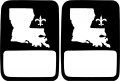 Jeeptails Louisiana Tail Lamp Light Covers Non-led For Jeep Gladiator 