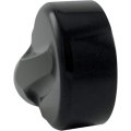 Joker Machine Concealed Bar End Mirror Smooth Anodized Black 