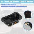 Acropix Hvac Blower Motor Resistor Ac Control Module Fit For Toyota Rav4 2001-2005 No 87138-42030 Pack Of 1 Black