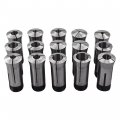 Waltyotur 5c Circular Collet 1 8-1 Inch Steel Spare For Cnc Milling Lathe Tool Work Holding Engraving Machine 15pcs