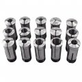 Waltyotur 5c Circular Collet 1 8-1 Inch Steel Spare For Cnc Milling Lathe Tool Work Holding Engraving Machine 15pcs