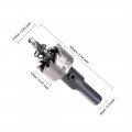 Uxcell 21mm Hss Drill Bit Hole Saw For Stainless Steel Metal Alloy Wood