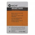 Niche Semi-metallic Brake Pad Set For Polaris Rzr Xp General Sportsman Ranger 570 900 1000