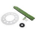 1999-2004 Fits Kawasaki Kx250 Kx 250 Green O Ring Chain And Sprocket Kit 14 51 120l 