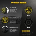2 Pack Coolant Reservoir Cap For Cadillac 2007 2009 Escalade Ext Replaces Part Number 13502353 13502509 68249136aa Radiator