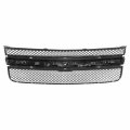 Gm1200527 Factory Style Front Bumper Grill Grille Assembly Compatible With Chevy Equinox 2005-2009 Matte Black