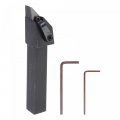 Uxcell Indexable Cnc Lathe Turning Tool Holder 93a Mvjnr1616k16 5 8 Shank 40cr Steel Carbide For Grooving Threading