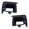 Front Bumper Tow Hook Eye Cover Pair For Gmc Sierra 2500 3500 Hd 2015 2019 Textured Driver And Passenger Side Replacement 