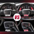 Steering Wheel Shift Paddle Extension Trim Air Conditioning Switch Knob Cover Set For Dodge Charger Challenger Chrysler Durango