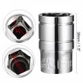Uxcell 1 2-inch Drive 18mm 6-point Shallow Socket Metric Cr-v