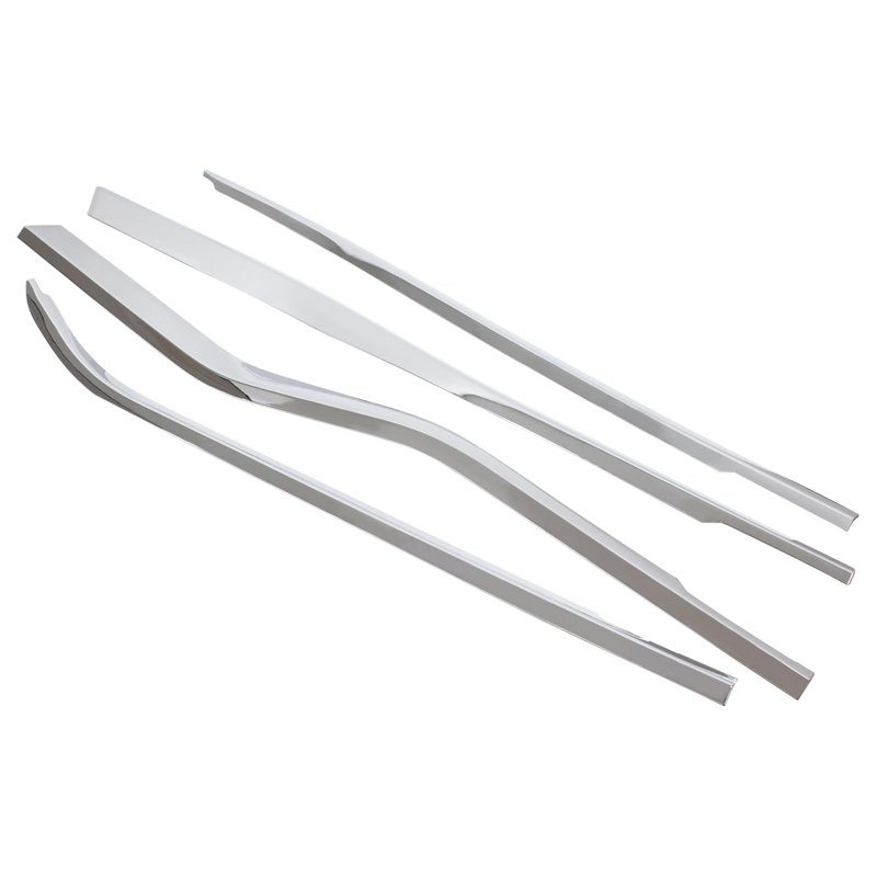 Xtremeamazing 4pcs Front And Rear Left Right Chrome Lower Window Cover Trim Molding For F150 2021-2023