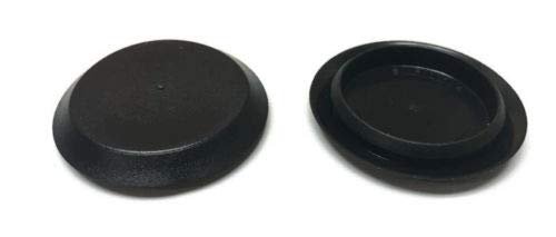Vital All-terrain 4 Pack 1-1 Inch Black Plastic Flush Mount Hole Plug Sheet Metal Auto Body Panel