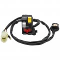 M Mati Handlebar Control Switch Button Start Kill Stop Headlight For Honda Trx350 1986-1987 35200-ha7-671
