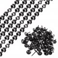 Uxcell 15pcs Upholstery Tacks Strips 1meter Glossy Decorative Nail Trims For Sofa Headboard Chair Furniture With Nails 11mm