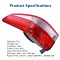 Labwork Replacement Rear Brake Tail Light Assembly Fit For 2003-2004 Honda Accord Left Lh Driver Side 33551-sda-b01 Ho2800148