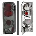Ford F150 Bronco Euro Style Tail Lights Smoke Lens With Chrome Housing