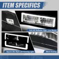 Auto Dynasty 4pcs Square Box Style Led Drl Composite Headlights And Bumper Lamps Compatible With Chevy Gmc Tahoe Blazer C K