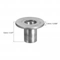 Uxcell M6 T-nuts 24pcs Carbon Steel Tee Nuts Round Base Weld 12mm Height Through Hole Flange Insert Female Thread Plate