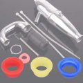 Engine Exhaust Pipe Gasket Rc Tubing Joint Adapter Silicone Remote Control Vehicle Parts For 1 8 Car Model Accessories Fuel