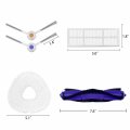 Replacement Accessories Kit Compatible With Narwal Freo Robot Vacuum Cleaner 1 Main Brush 6 Side Brushes 4 Mop Pads Hepa Fiters