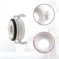 Uxcell H7 Led Bulbs Car Head Lights Clip Adapter Base Holder Socket Plastic White For Bmw E46 3 Series