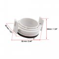 Uxcell H7 Led Bulbs Car Head Lights Clip Adapter Base Holder Socket Plastic White For Bmw E46 3 Series