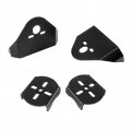 Rear Air Bag Suspension Mounting Brackets Upper Lower Weld On Ride Black