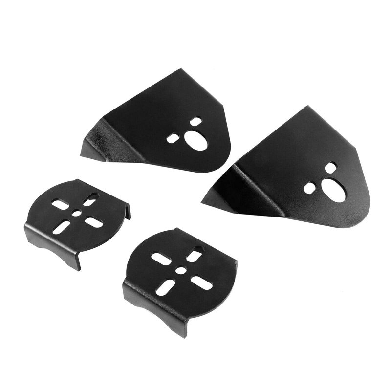 Rear Air Bag Suspension Mounting Brackets Upper Lower Weld On Ride Black