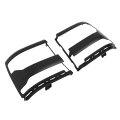 Black Headlight Bezel Cover Trim Replacement For 2016 2018 Chevy Silverado 1500 Pair Of Left And Right Abs Plastic Covers 