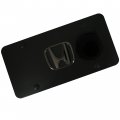 Au-tomotive Gold Pearl Logo On License Plate For Honda Black