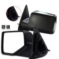 Ocpty Black Driver Side And Passenger View Mirror Textured With Manual Adjustment Folding Non-heated Compatible For 2006-2011