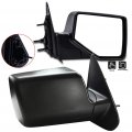 Ocpty Black Driver Side And Passenger View Mirror Textured With Manual Adjustment Folding Non-heated Compatible For 2006-2011