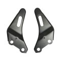 2-pack Black Front Bumper Mounting Arm Bracket Steel Replacement For 1996-1998 4runner 52141-35050 52142-35050 