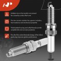 A-premium Set Of 4 Ignition Coil Pack And Iridium Spark Plugs Compatible With Hyundai Veloster 2014-2015 Kia Forte Koup Forte5