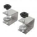 Gowenic 2pcs Drawer Front Installation Fixing Clamp Cabinet Hardware Jig Universal C Mounting Clips For Woodworking Flexible