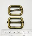 Generic Metal Bronze Rectangle Buckle 1 X 0 75 Inside Size Slider Bar Strap Keeper Pack Of 10 