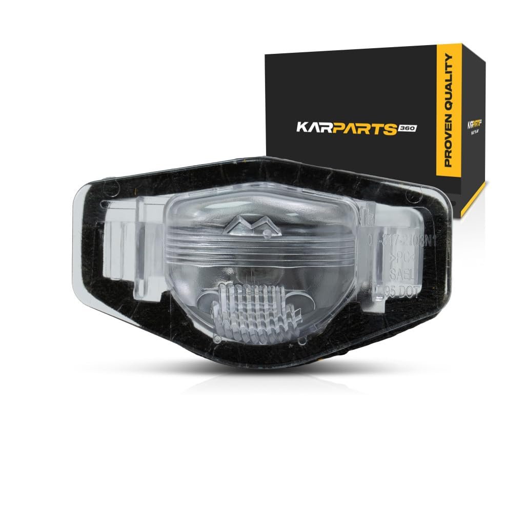 License Plate Light Assembly For Honda Civic Sedan Hatchback 1999 2000 Driver Or Passenger Side Capa Certified Ho2870104 34100