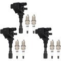 Ignition Coil Coils Iridium Spark Plugs 3 6 Compatible For Hyundai Santa Fe 20-2006 Xg350 2003-2005 Kia Amanti 2004-2006 V6 3